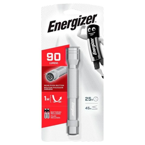 Energizer Latarka ręczna LED METAL 90 lumenów srebrna
