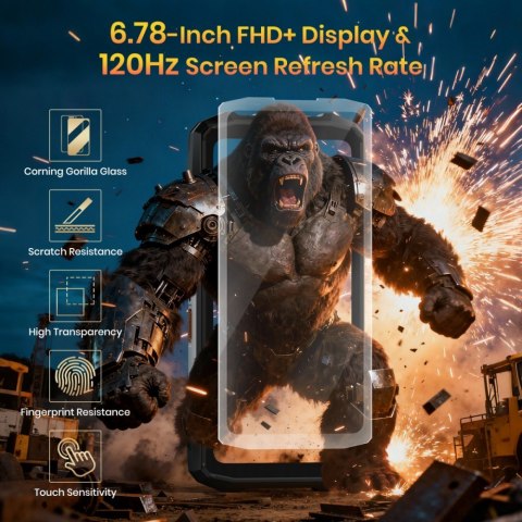 Fossibot Smartfon F113 gray