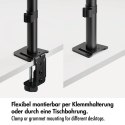 LogiLink Uchwyt na 3 monitory, 17-27 cale ,max 10kg na ramie