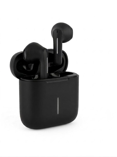 Słuchawki TWS z mikrofonem VAKOSS SK-810BK Bluetooth, ANC+ENC, douszne, ze stacją dokującą, czarne