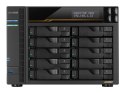 NAS Asustor AS6810T; Tower; 10x (3.5" SATA HDD/ 2.5" SSD); AMD Ryzen Embedded V3C14; 16G ECC DDR5 SODIMM (max. 64GB), 2x 10GbE, 