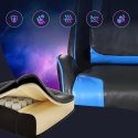 Extralink Gaming | Fotel gamingowy | biurowy, obrotowy, kubełkowy, czarno-niebieski, G-523