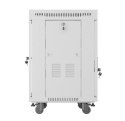 SZAFA INSTALACYJNA RACK STOJĄCA 19" 15U 600X600 SZARA DRZWI SZKLANE LCD LANBERG (FLAT PACK) V2