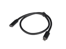 LANBERG PRZEDŁUŻACZ USB-C M/F 3.1 1.5M CZARNY