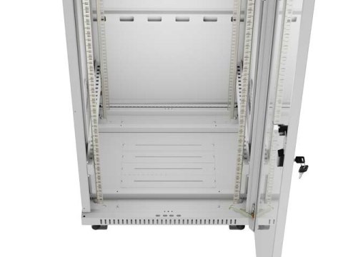 LANBERG SZAFA INSTALACYJNA RACK STOJĄCA 19" 32U 600X600 SZARA DRZWI PRZESZKLONE LCD (FLAT PACK) V2