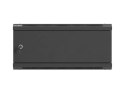 LANBERG SZAFA INSTALACYJNA RACK WISZĄCA 19" 4U 600X450 CZARNA DRZWI METALOWE (FLAT PACK)