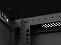 LANBERG SZAFA INSTALACYJNA RACK WISZĄCA 19" 4U 600X600 CZARNA DRZWI METALOWE (FLAT PACK)