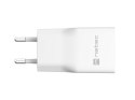 NATEC ŁADOWARKA SIECIOWA RIBERA GAN SLIM USB-A USB-C 20W BIAŁA