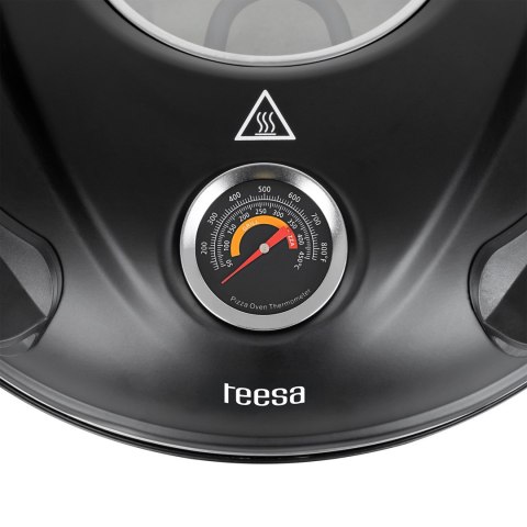 Piec do pizzy TEESA SUPREME, 1200W, 32cm, okienko, wyjmowany kamień