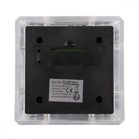 GreenBlue Lampa solarna LED na słupek GB127 WW 80x80mm 3200K