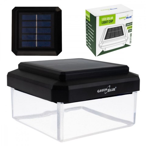 GreenBlue Lampa solarna LED na słupek GB128 WW 100x100 mm 3200K