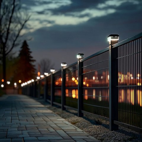 GreenBlue Lampa solarna LED na słupek GB128 WW 100x100 mm 3200K