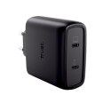 Trust Ładowarka MAXO GaN 65W 2xUSB-C czarna