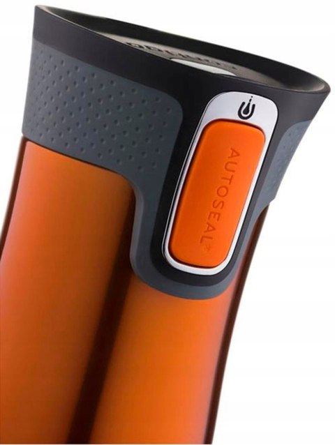 Kubek termiczny podwójne ścianki Contigo West Loop, Tangerine 2.0 470 ml