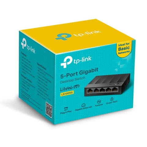 Switch TP-LINK LS1005G (5x 10/100/1000Mbps)