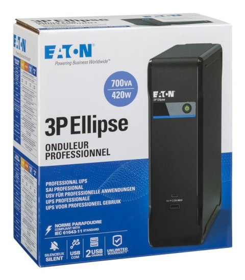 ZASILACZ UPS Eaton 3P Ellipse 700 USB DIN 3P700UD