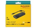 DeLOCK 63931 stacja dokująca USB 3.2 Gen 1 (3.1 Gen 1) Type-C Czarny