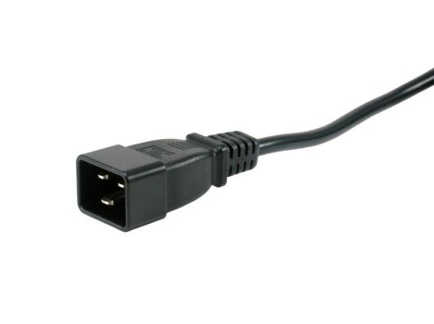 Equip 333319 rozdzielacz zasilania PDU 6 x gniazdo sieciowe 1U Czarny