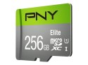 SD MicroSD XC Card 256GB PNY Elite Cl.10 U1 retail