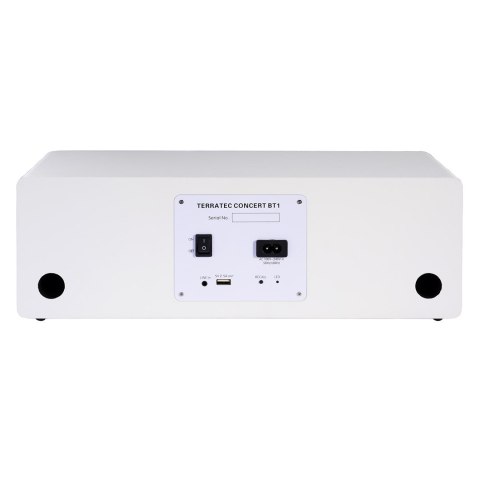 Terratec Concert W1 Przenośny głośnik stereo Biały 20 W