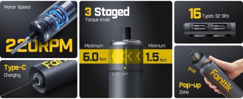 Fanttik Wkrętak akumulatorowy S1 Pro