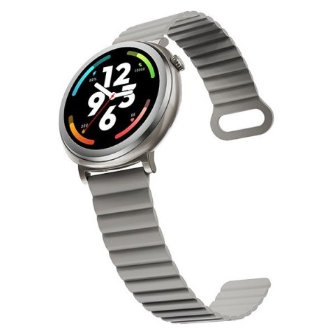 HiFuture Smartwatch Aurora Amoled rozmowy AI srebrny