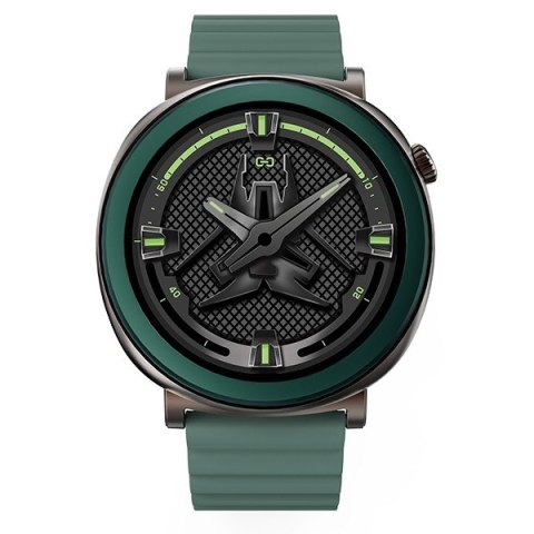 HiFuture Smartwatch Aurora Amoled rozmowy AI zielony