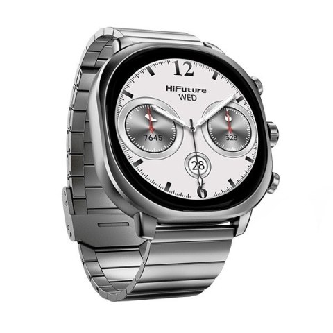 HiFuture Smartwatch FutureFit AIX srebrny