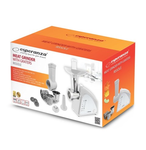 ESPERANZA MASZYNKA DO MIELENIA MIĘSA / SZATKOWNICA RISSOLE 2200W EKM034 (OUTLET)