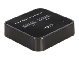 DeLOCK Stacja dokująca M.2 dla 2 x M.2 SATA SSD z funkcją klonowania