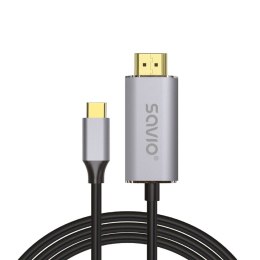SAVIO KABEL USB-C DO HDMI 2M CL-199
