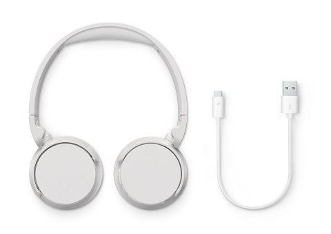 Philips 4000 series TAH4209WT/00 słuchawki/zestaw słuchawkowy Bezprzewodowy Opaska na głowę Połączenia/muzyka Bluetooth Biały