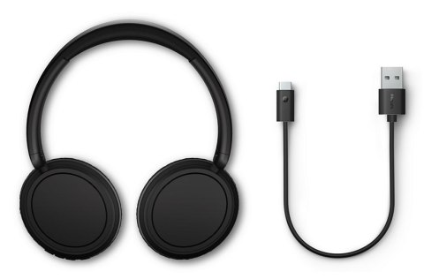 Philips 5000 series TAH5209BK/00 słuchawki/zestaw słuchawkowy Bezprzewodowy Opaska na głowę Połączenia/muzyka Bluetooth Czarny