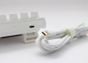 Ducky DKON2061ST klawiatura Gaming USB QWERTY Amerykański międzynarodowy Biały