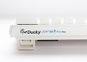 Ducky DKON2061ST klawiatura Gaming USB QWERTY Amerykański międzynarodowy Biały