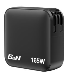 Ładowarka Verbatim Mini GaN 165W 3xUSB-C 1xUSB-A US/EU/UK