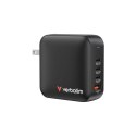 Ładowarka Verbatim Mini GaN 165W 3xUSB-C 1xUSB-A US/EU/UK