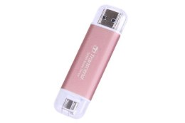 Transcend ESD310 512 GB USB Type-A na USB Type-C 3.2 Gen 2 (3.1 Gen 2) Różowy