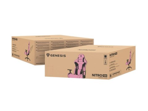 GENESIS Nitro 720 Fotel dla gracza Fotel wypełniony powietrzem Czarny, Różowy