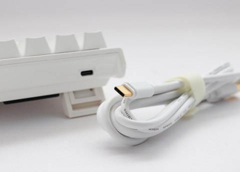 Ducky DKON2061ST klawiatura Gaming USB QWERTY Amerykański międzynarodowy Biały