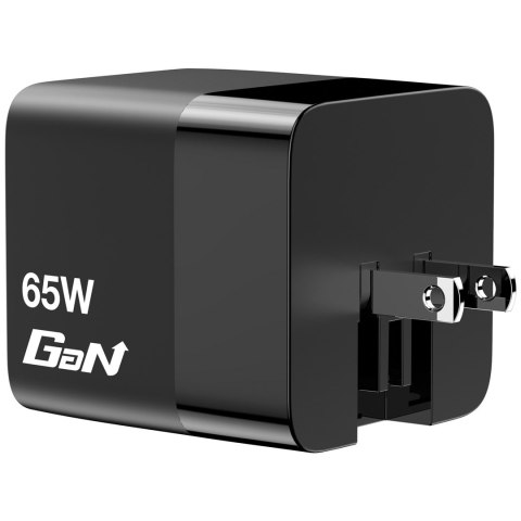 Ładowarka Verbatim Gan 65W 2xUSB-C PD,1xUSB-A, retrac. Przewód 32217