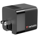 Ładowarka Verbatim Gan 65W 2xUSB-C PD,1xUSB-A, retrac. Przewód 32217