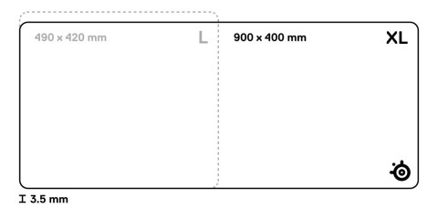 Podkładka pod mysz SteelSeries QcK Perf XL - Control