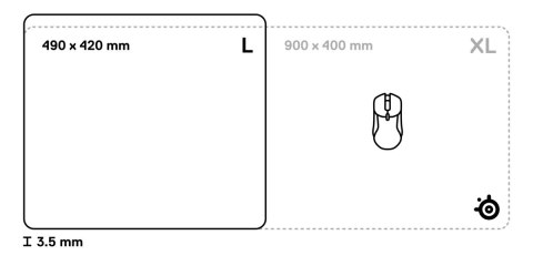 Podkładka pod mysz SteelSeries QcK Performance Balance L
