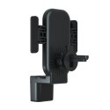 Terratec ChargeAir All Car Uchwyt aktywny Telefon komórkowy/Smartfon, Smartwatch Czarny
