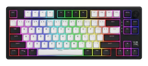 Klawiatura dla graczy Hator Skyfall 80 MAG ULTIMA 8K Wireless biało-czarna
