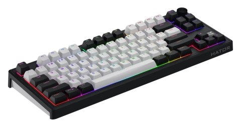 Klawiatura dla graczy Hator Skyfall 80 MAG ULTIMA 8K Wireless biało-czarna