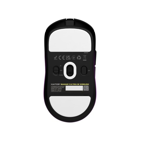Mysz dla graczy Hator Quasar 3 ULTIMA czarno-fioletowa
