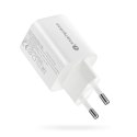 EVERACTIVE ŁADOWARKA SIECIOWA GAN 1 X USB ORAZ 1 X USB-C QUICK CHARGE 4.0 45W BIAŁA SC-450Q