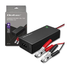 Ładowarka Qoltec do AGM GEL STD | Prostownik 12V 2A 24W